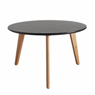 INNOVATION LIVING  Table basse design scandinave NORDIC taille S coloris chêne noir